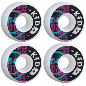 KFD DIY Skate Wheels 4-Pack (53mm|Teal)