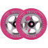 Proto Sliders Starbright Scooter Wheels 2-Pack (Pink On Raw)