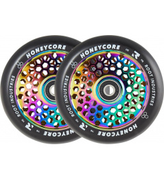 Root Honeycore Black 110mm Scooter Wheels Set 2 (110mm | Neochrome)