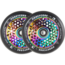 Root Honeycore Black 110mm Scooter Wheels Set 2 (110mm | Neochrome)