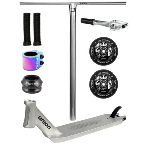 Freestyle Scooter Custom Divine X Union HoneyComb 490 mm Silver