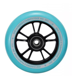 Blunt Wheel 10 Spokes 100mm Turquoise/Black