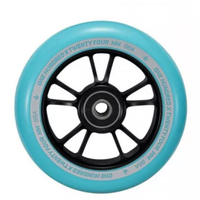 Blunt Wheel 10 Spokes 100mm Turquoise/Black