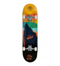 Skateboard Playlife Fierce Wolf 31x8 "