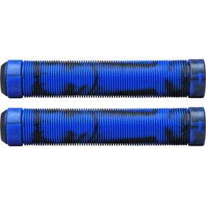 Trynyty Swirl Scooter Grips (Blue / Transparent)