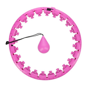 Massage hula hoop Home FH01 with weights purple