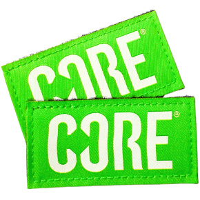 Core Velcro Chránič kolen Tags 2-balení (Neon Green) Core Velcro Chránič kolen Tags 2-balení (Neon Green)