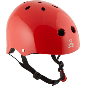 Helmet Triple Eight Brainsaver 2 MiPS L / XL Red Glossy