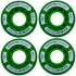 Supreme Rollers Quad Kolečka 4-Balení (62mm|Zelená)