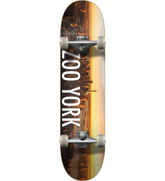 Zoo York Logo Block Complete Skateboard (8.25 "| Sunrise)
