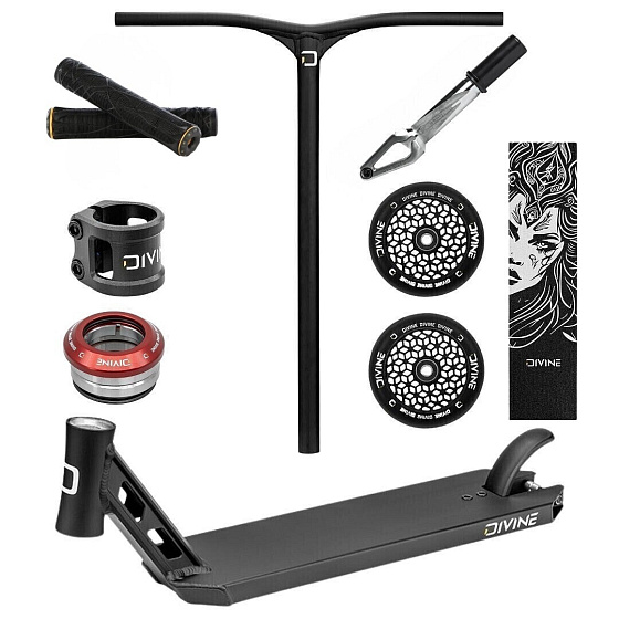 Freestyle Scooter Custom Divine Park ALU Black