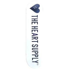 Heart Supply Strong Skate Board (8"|White)