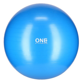 Gymnastics ball ONE Fitness Gym Ball 10 blue, 75 cm