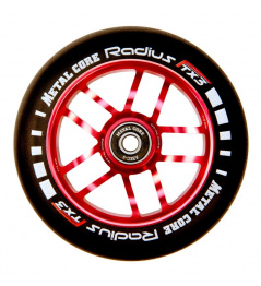 Wheel Metal Core Radius 120mm Wheel Red