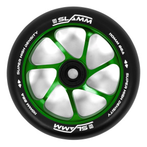 Slamm 110mm Team Wheel Black / Green