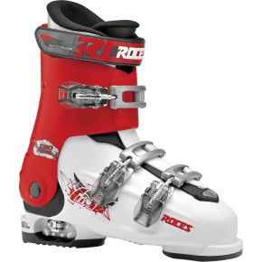Roces Idea Free 6in1 adjustable children's ski boots (22.5-25.5|White/Red)