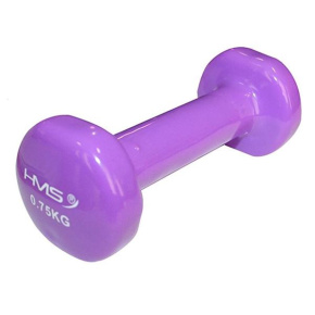 Cast iron dumbbell covered with vinyl HMS 0,75 kg