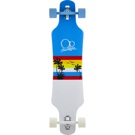 Ocean Pacific Sunset Complete Longboard (38 "| Blue)