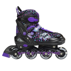 Kids roller skates NILS EXTREME NJ 4613 A purple