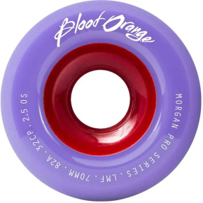 Blood Orange Morgan Pro 70mm Longboard Wheels (Lavender|82A)