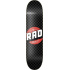 RAD Checker Skate Board (8"|Black/Grey)