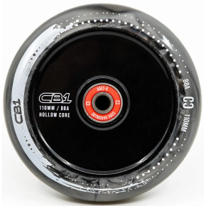 Core CB1 Hollow Plastic Kolečko Na Freestyle Koloběžku (Černá/Bílá) Core CB1 Hollow Plastic Kolečko Na Freestyle Koloběžku (Černá/Bílá)