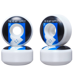 Heart Supply Even Skate Wheels 4-Pack (54mm|Blue)