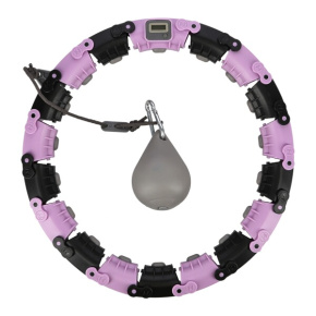 Massage hula hoop Home FH03 with weights and counter purple-black