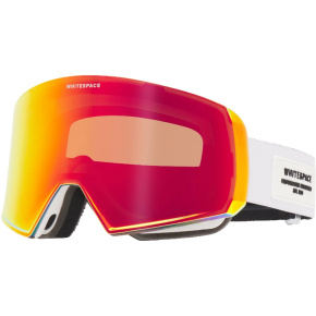 Whitespace MD Icon Ski Goggles (White/Fire Lens)