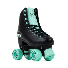SFR Figure Children's Quad Skates - Black / Mint - UK:4J EU:37 US:M5L6