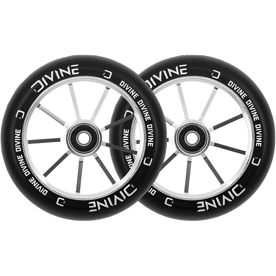 Packaging 1+1 Divine Wheels 120 mm silver 2pcs
