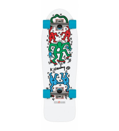 Cruiser Alien Workshop Haring Skateoutl white vell