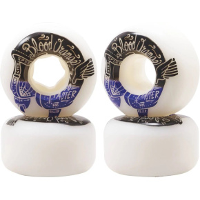 Blood Orange Street Raw Rounded Cruiser Wheels 4-Set (56mm|Purple)