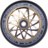 Striker Zenue Series black Scooter Wheel (110mm | Gold Chrome)