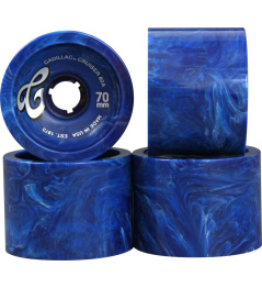 Cadillac Cruiser Longboard Wheels 4-Pack (Blue|80A)