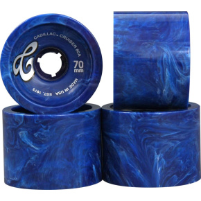 Cadillac Cruiser Longboard Wheels 4-Pack (Blue|80A)