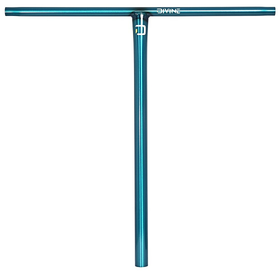 Divine T-bar Handlebars Standard 700 mm Polished Teal