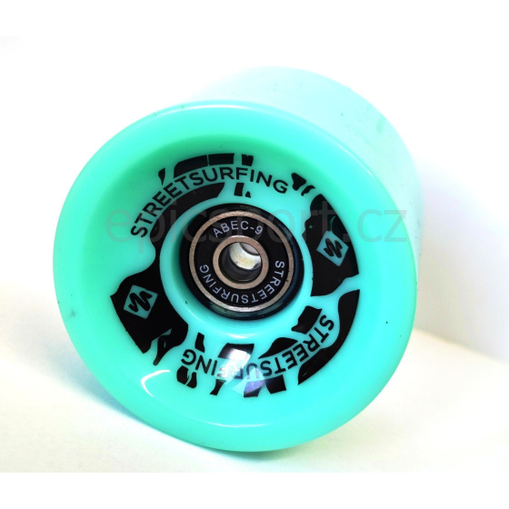 Longboard Wheel 1pc - Red, ABEC 9, 70 mm