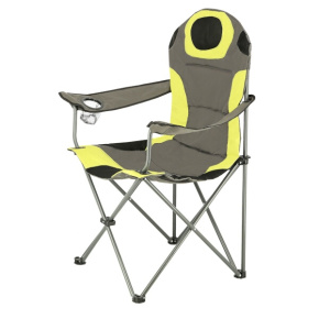 Folding chair NILS Camp NC3188 grey/yellow