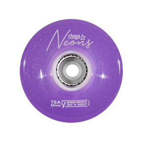 Wheels Chaya Neon LED Purple (4pcs)