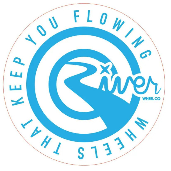 Sticker River Wheel Round