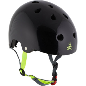 Triple Eight Dual Certified Skate Helmet (S-M|Black Zest)