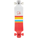 Ocean Pacific Double Drop Sunset Complete Longboard (38 "| Red)