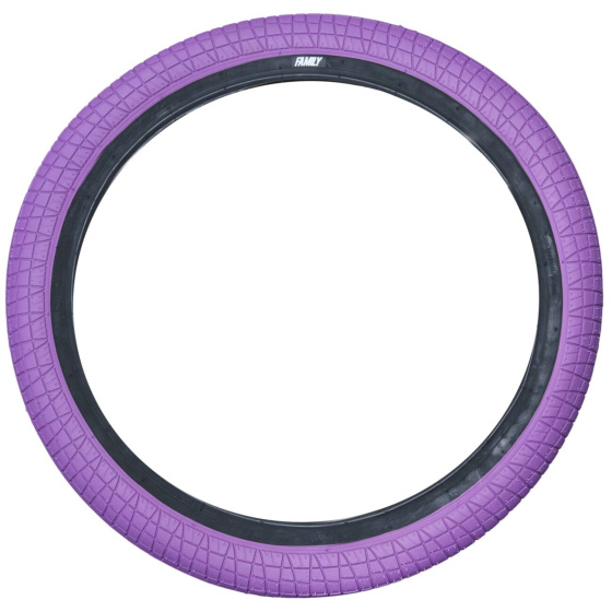Family 20" BMX Tire (2.3" | Purple/Black Wall)