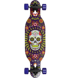 Hydroponic DT For children Complete Longboard (31.5"|Mexican Skull Purple)
