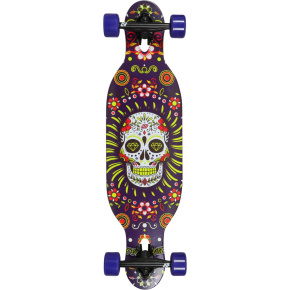 Hydroponic DT For children Complete Longboard (31.5"|Mexican Skull Purple)