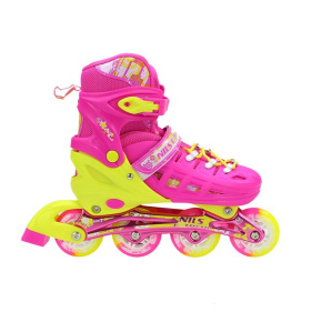 Roller skates NILS EXTREME NA 1005 A pink