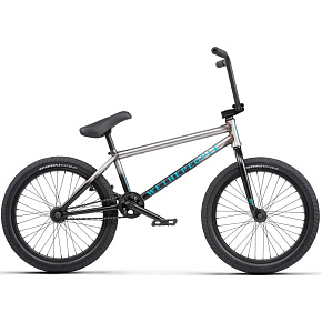 Wethepeople Justice 20" Freestyle BMX Bike (20.75"|Matt Black/Raw Fade)