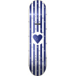 Heart Supply Round Logo Skate Board (8.25"|Stripes)