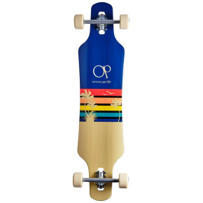 Ocean Pacific Sunset Complete Longboard (39"|Navy)